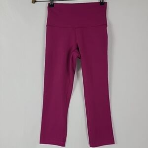 Lululemon Wunder Train High-Rise Crop 23" Magenta Purple Size 4